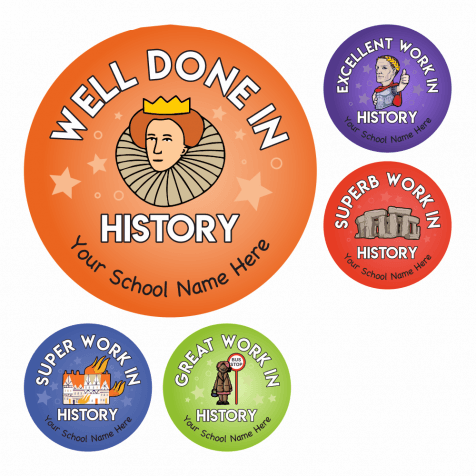History Primary Stickers