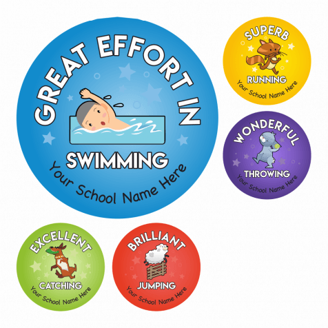 PE Primary Stickers