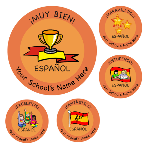 Primary Spanish Stickers