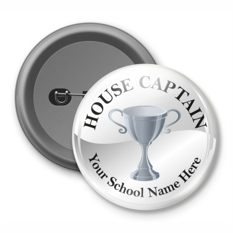 House Captain - Customised Button Badge 