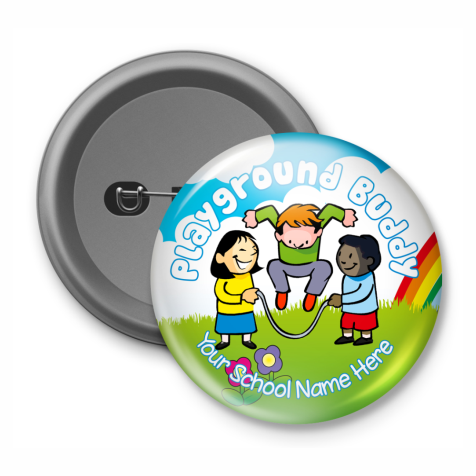 Playground Buddy - Customised Button Badge 