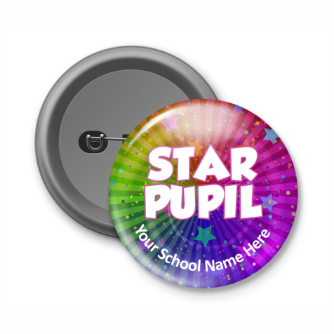 Star Pupil - Customised Button Badge 