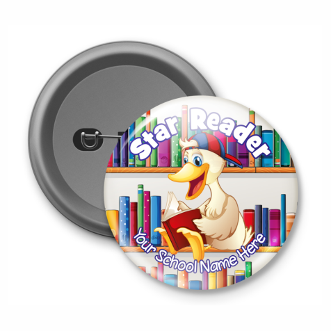 Star Reader - Customised Button Badge 