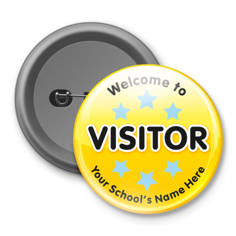 Visitor - Customised Button Badge 
