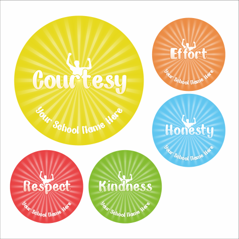 Character Counts Stickers