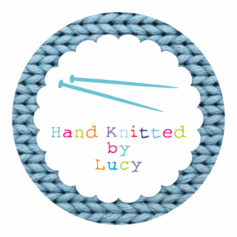 Personalised Craft Sticker - Knitting Design