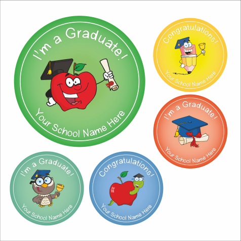 'I'm a Graduate' Stickers