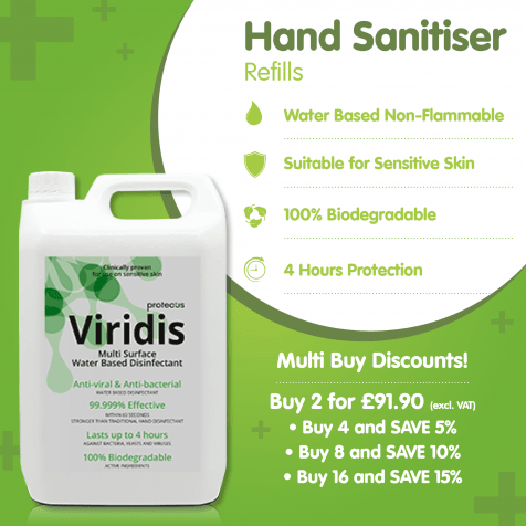 Viridis Hand Sanitiser Refill Packs
