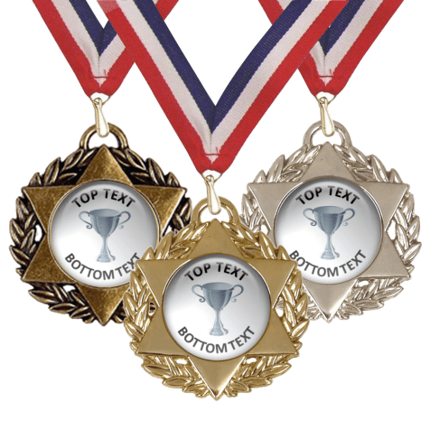 Star - Silver Cup Medals and Ribbons