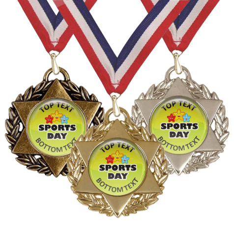Star - Sports Day Medals and Ribbons