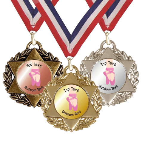 Star - Ballet Dance Medals and Ribbons