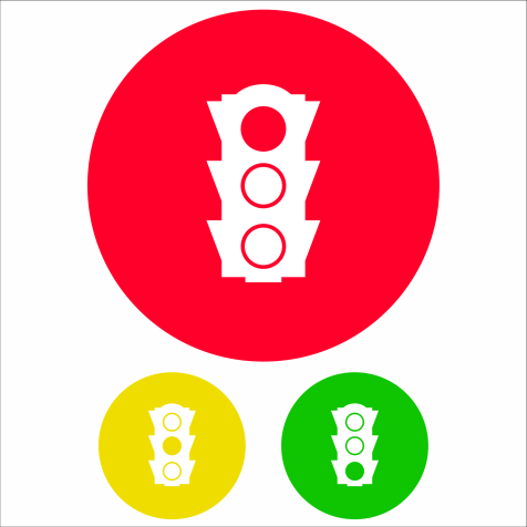Traffic Lights Learning Stickers