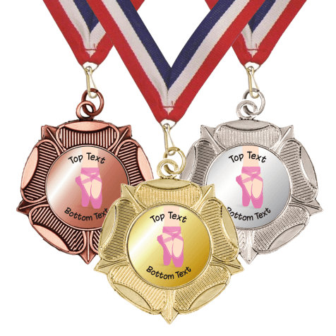 Tudor Rose - Ballet Dance Medals and Ribbons