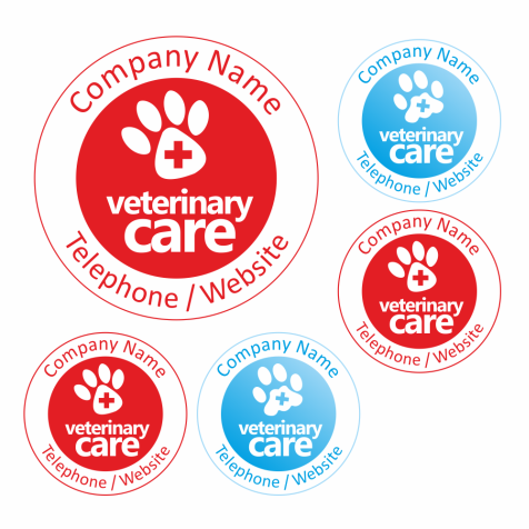 Veterinary Care Stickers
