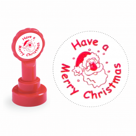 Xclamation Have A Merry Christmas Santa Stamp